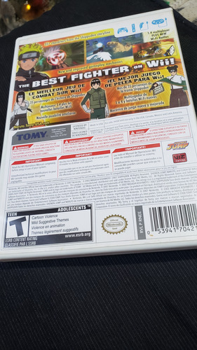 Naruto Clash Of Ninja 3 Wii (Usado)