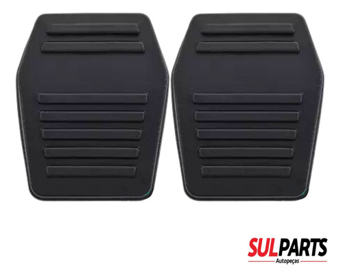 Kit Capa De Pedal Ford Ka Fiesta Escort Zetec Ou Courier
