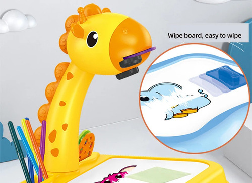 Proyector Led Para Niños, Juego De Dibujo De Juguete, Mesa D