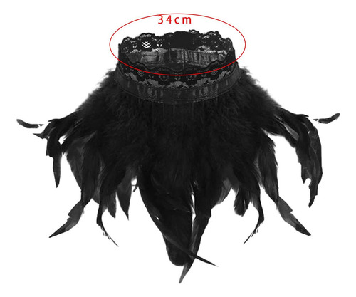 Capa De Envoltura De Hombro De Plumas Artificiales De Moda,
