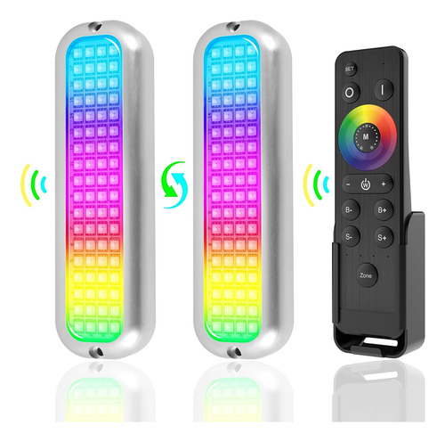 Gt3 - Kit De Luz Led Rgb Subacuática De Color Marino, Cuerpo