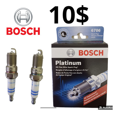 Bujia Bosch Platinum F-150 Focus Fusion Lara