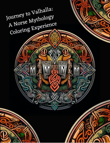 Libro: Journey To Valhalla: A Norse Mythology Coloring Exper