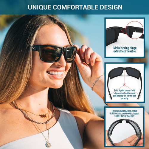 Gafas De Sol Deportivas Torege Tr24 Polarizadas Para Hombre