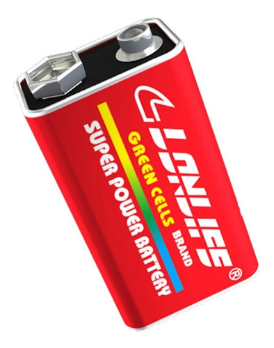 Batería Pila 9v Zinc Carbon 6f22 Lonlife