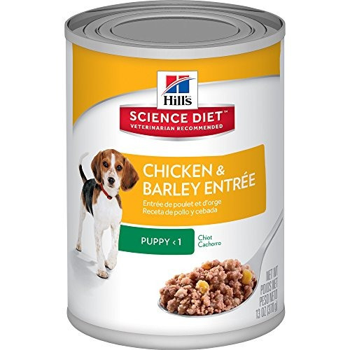 Colinas Ciencia Dieta Cachorro Pollo Y Cebada Entrante Comid