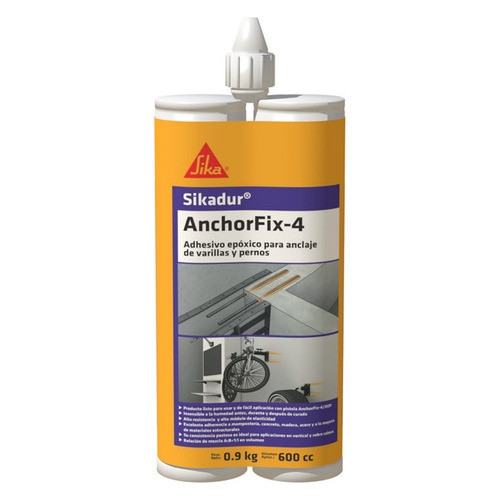 Sikadur Anchorfix 4 Adhesivo Epóxico Barras Acero X 600ml