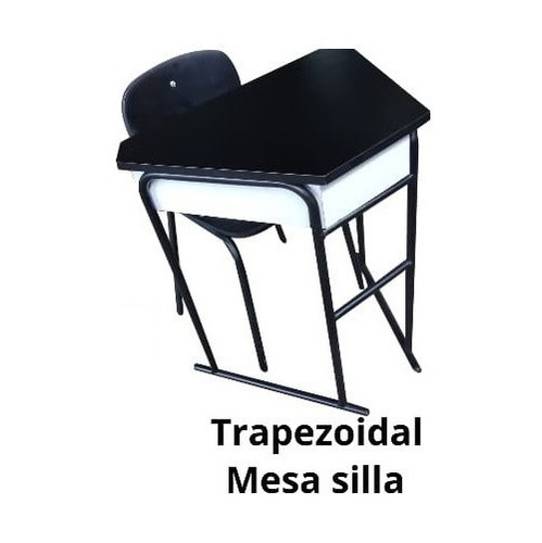 Mesa Silla Trapezoidal. Mdf Forrado De Formica. Nuevo. 