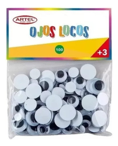 Set Manualidades Artel Pompones + Limpia Pipas + Ojos Locos