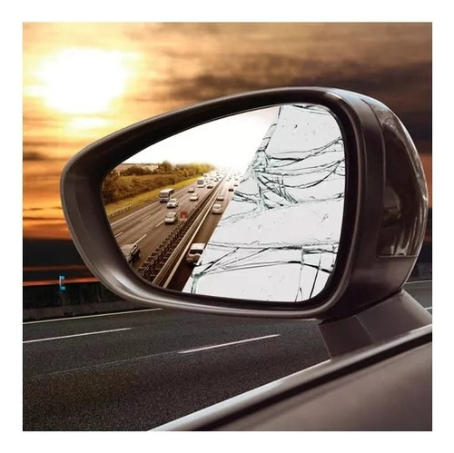 Vinilo Espejo Lamina 20x12.5cm Repara Espejo Retrovisor Auto
