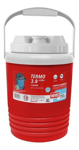 Termo 3.8 Litros Camping Marca Nyc Frío Hielo  