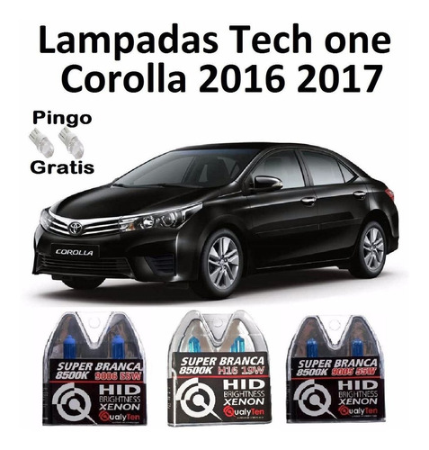 Lampada Super Branca Corolla 2016 2017 Tech One