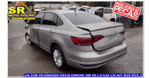 Sucata Volkswagen Virtus Comfort 200 Tsi 1.0 Flex Aut 2019