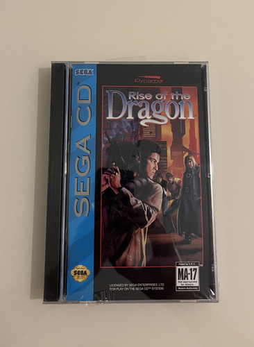 Rise Of The Dragon Sega Cd Original Lacrado