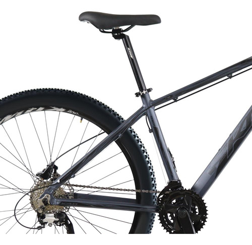 Bicicleta Aro 29 Krw Alum 27vel Shimano Acera Hid Trava Kr10 Cor Grafite/preto