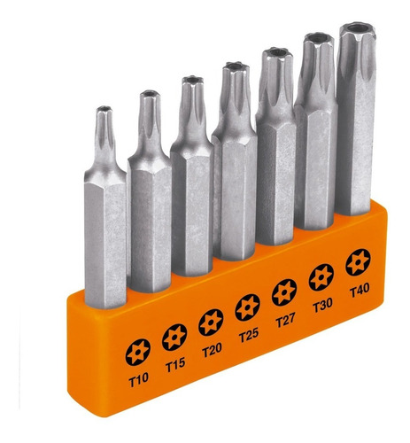 Juego De 7 Puntas Torx Combinadas 2  Truper Expert 17813