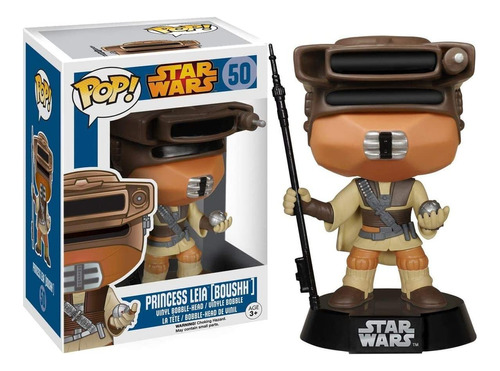 Star Wars ¡boushh Leia Pop! Cabeza De Pompón De Vinilo