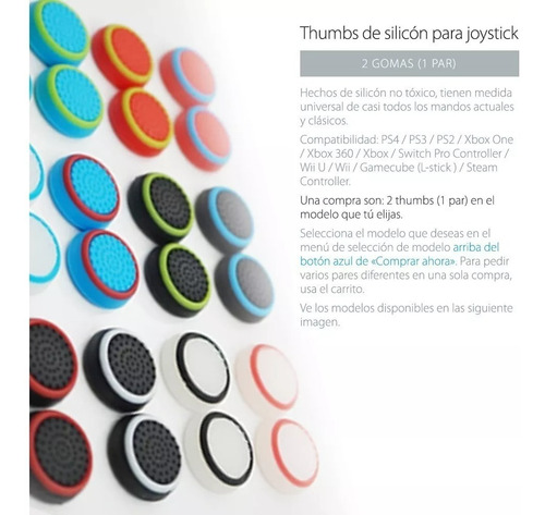 Imagen 9 de 9 de Cubre Botones Ps5 Varios Diseños X 2 Unidades