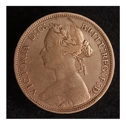 Gran Bretaña 1/2 Penny 1879 Mb Km 754