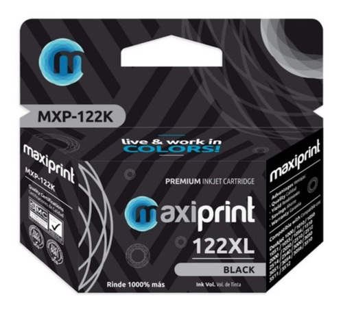 Cartucho Hp 122 Xl Negro Deskjet 3054 3510 1000 1010 1056