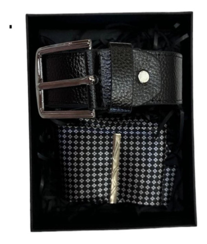 Cinturón Cuero + Billetera Para Hombre Pack Regalo 