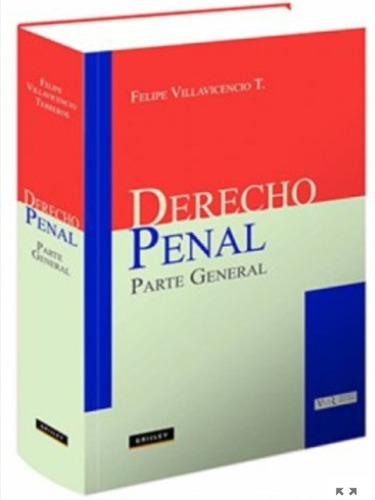 Derecho  Penal Parte General - Villavicencio. Original 