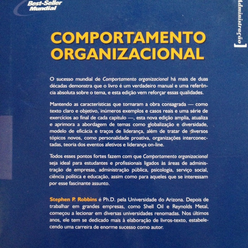 Livro Comportamento Organizacional Stephen P. Robbins T2