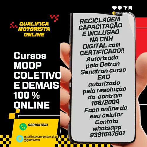Cursos Atualização Moop,coletivo E Capacitação 100 % Online