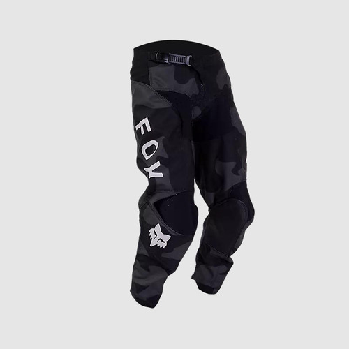 Pantalon Moto Niño 180 Bnkr Camo Negro Fox