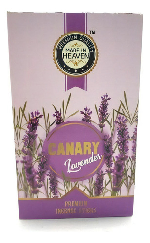 Sahumerios Made In Heaven X12 Unidades Fragancia Canary Lavander