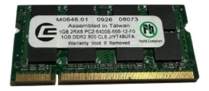 Memoria Ram 1gb Ddr2 Pc2-6400s-666 Usadas