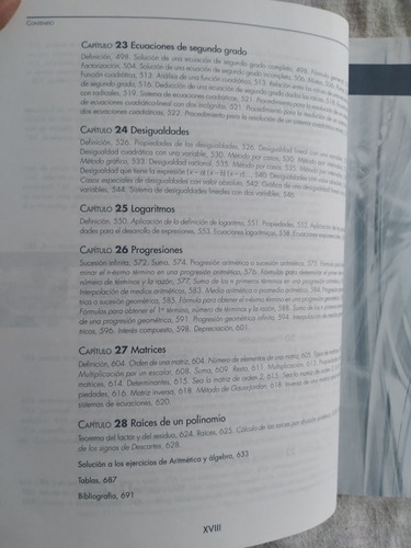 Libro Aritmética Y Álgebra, Conamat (Usado)