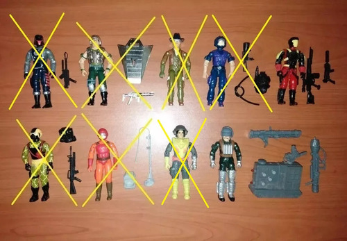 G.i. Joes Gijoes Gi Joe Cobras Vintage Variados Desde 35