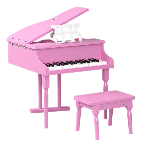 Costzon Piano Clásico Para Niños, Piano De Cola De Madera.