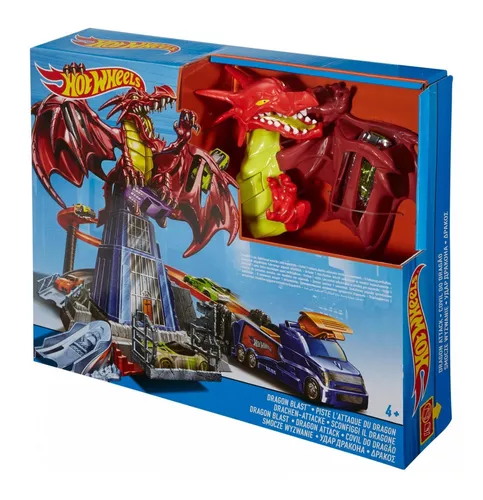 Fingerhut - Mattel Hot Wheels Dragon Blast Playset