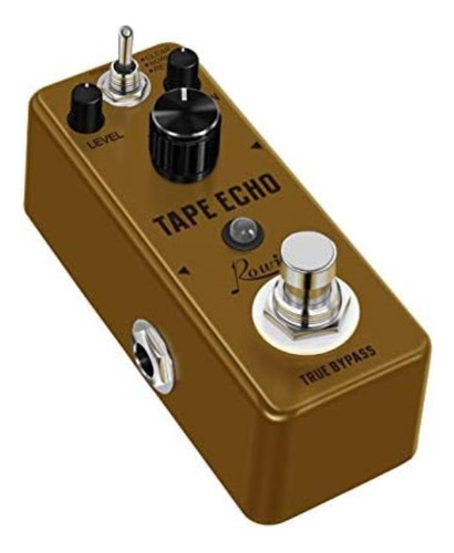 Pedal De Efecto De Guitarra Rowin Tape Echo Delay Con Almace