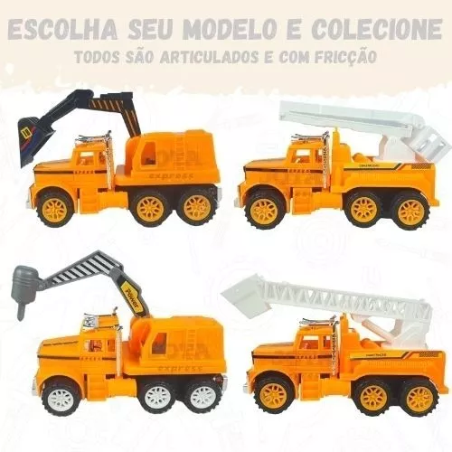 Brinquedo Caminhão de Construção Workshop Junior Truck com