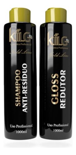 Kit Progressiva KiiLG  Shampoo + Gloss - 1l