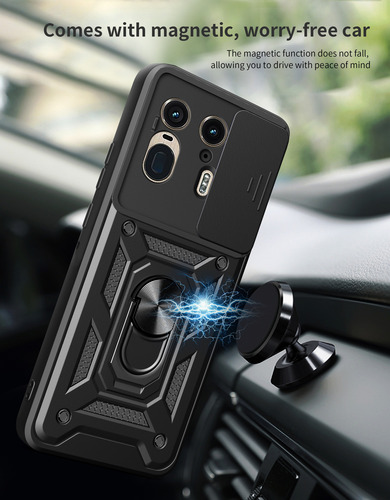 Funda Con Anillo Para Moto Edge 50 Pro/fusion/neo +mica