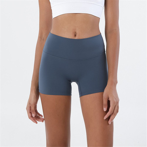 Pantalones Cortos Para Entrenamiento Y Yoga, Cintura Alta, S