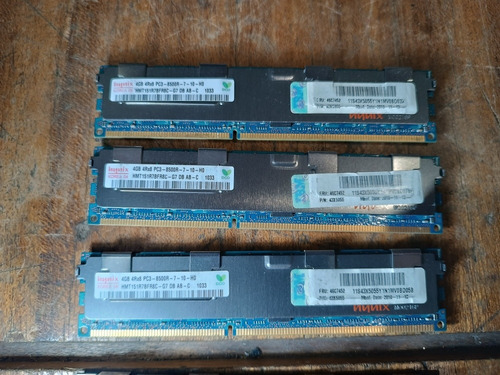 Memoria Para Servidor Ddr3 1033, 4gb Pc3 8500r