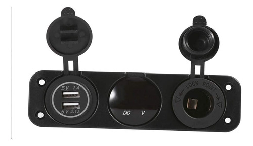 Panel Switch Usb Doble 3,1 O 4,2 Toma 12 Volt Switch Maestro