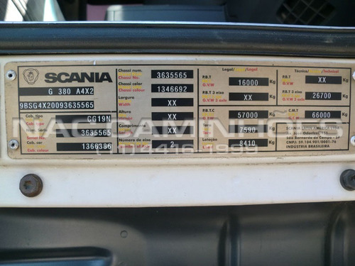Imagem 10 de 15 de Scania G-380 6x2 2009