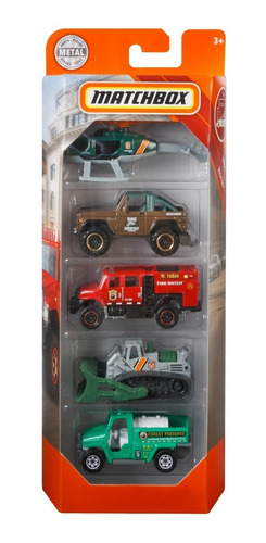 Imagen 4 de 9 de Matchbox, Surtido De 5 Autos Básicos