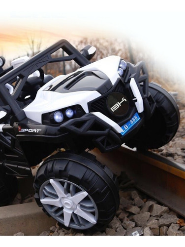Imagen 2 de 10 de Carro Montable Eléctrico 4x4 Buggy + Control Remoto Bcx-1 Bk
