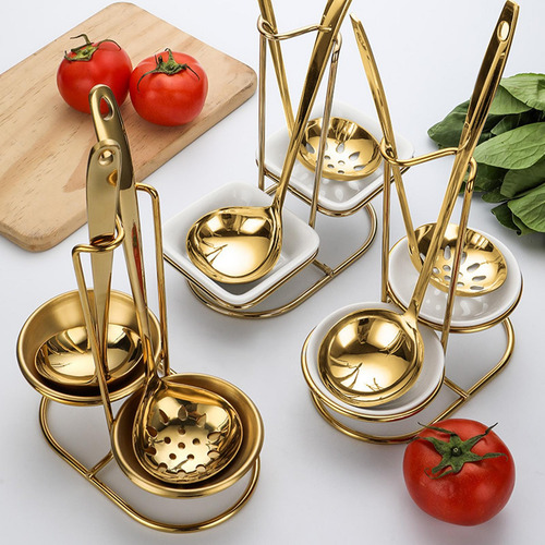 Compatible Soporte Para Cuchara, Soporte Vertical Oro