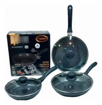 Comprar Sarten Valeska 6 Piezas Rocavolcanica Antiadherente T\u002Fvidrio