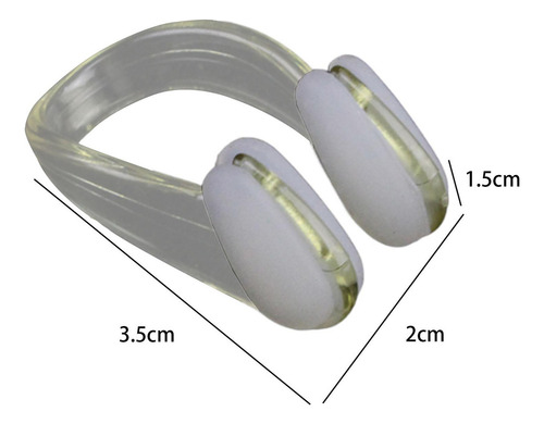 3 De Natación Nariz Enchufable Impermeable Para Nadar L