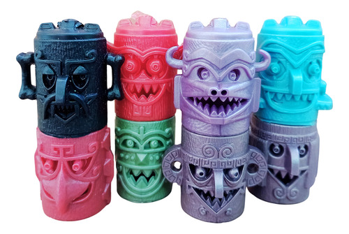 Figuras Cereal Kellog's Premium Tribe Totem Colección (Usado)
