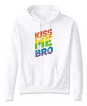 Comprar Sudadera Lgbt Orgullo Gay Arcoiris Pride Kiss Me Bro Besame